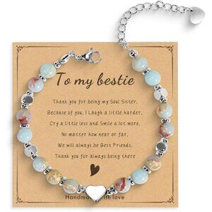 Unique Handmade Friendship Bracelet with Shoushan Stone - Thoughtful Gift Idea